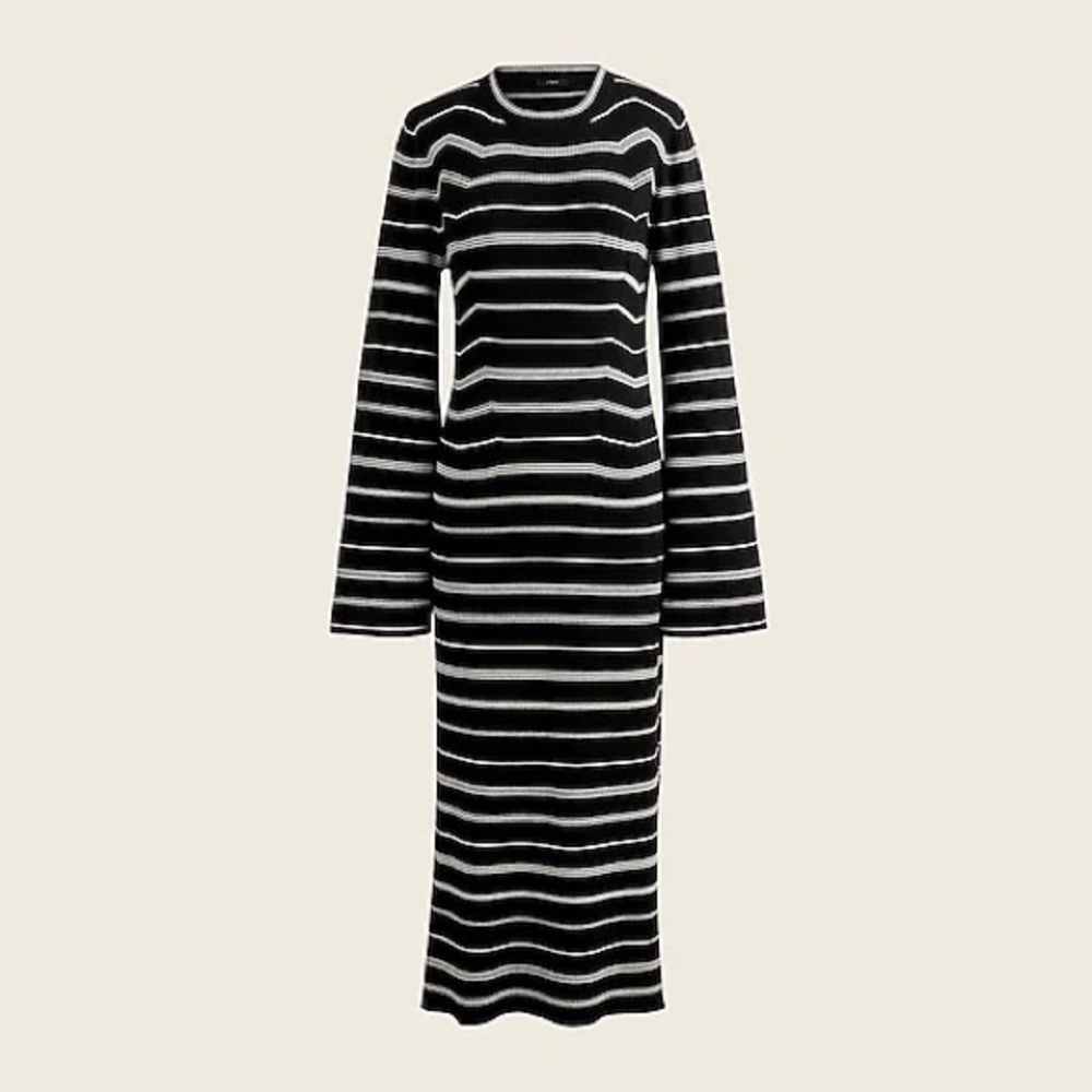 NWT J Crew Knit ribbed sweater-dress XS